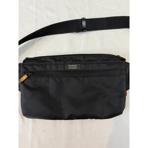 Hedgren Black RFID Crossbody Messenger Bag Travel Nylon Fanny Pack Unisex
